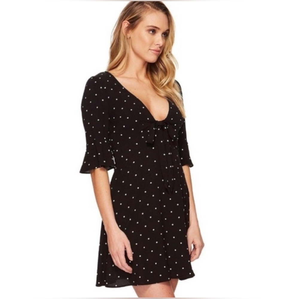 Free People All Yours Polka Dot Mini Dress Size 2